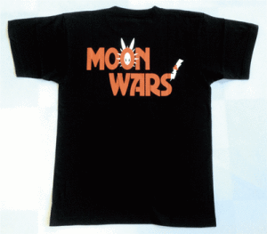 MOON WARS BLACK Tシャツ（背面）