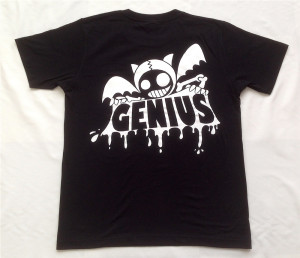 Genius「ブラック」Tシャツ（背面）