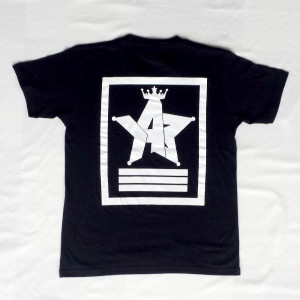 Crown Star「ブラック」Tシャツ（背面）