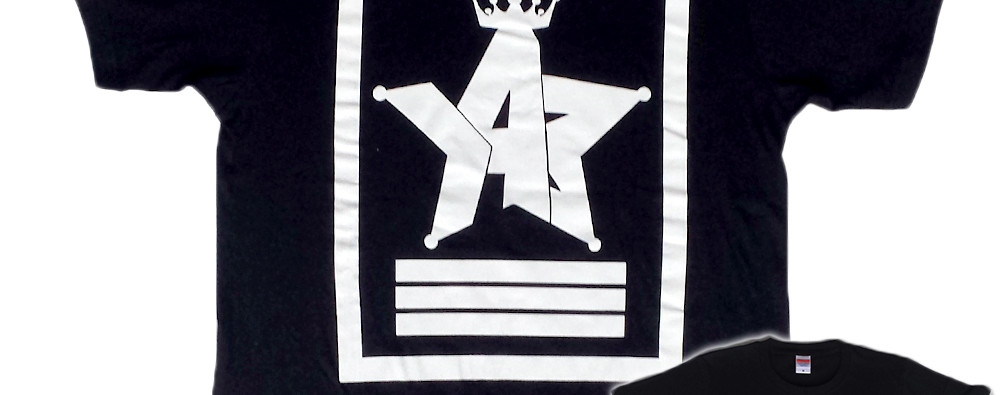 Crown Star「ブラック」Tシャツ