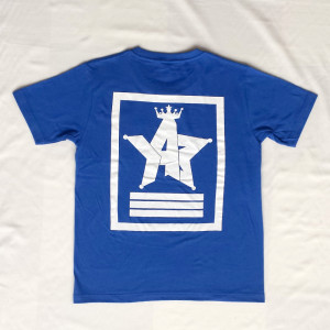 Crown Star「ブルー」Tシャツ（背面）