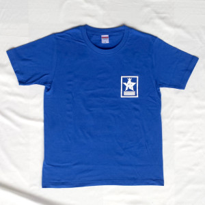 Crown Star「ブルー」Tシャツ（胸面）