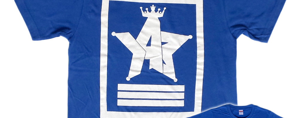 Crown Star「ブルー」Tシャツ